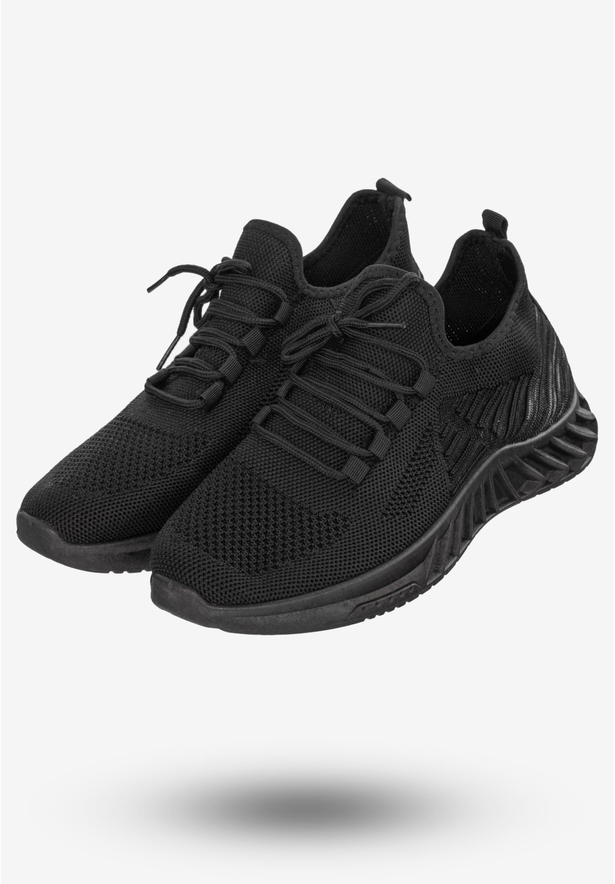 Sneakersy Męskie Buty Sportowe Do Biegania BROSPA Czarne TA02-1