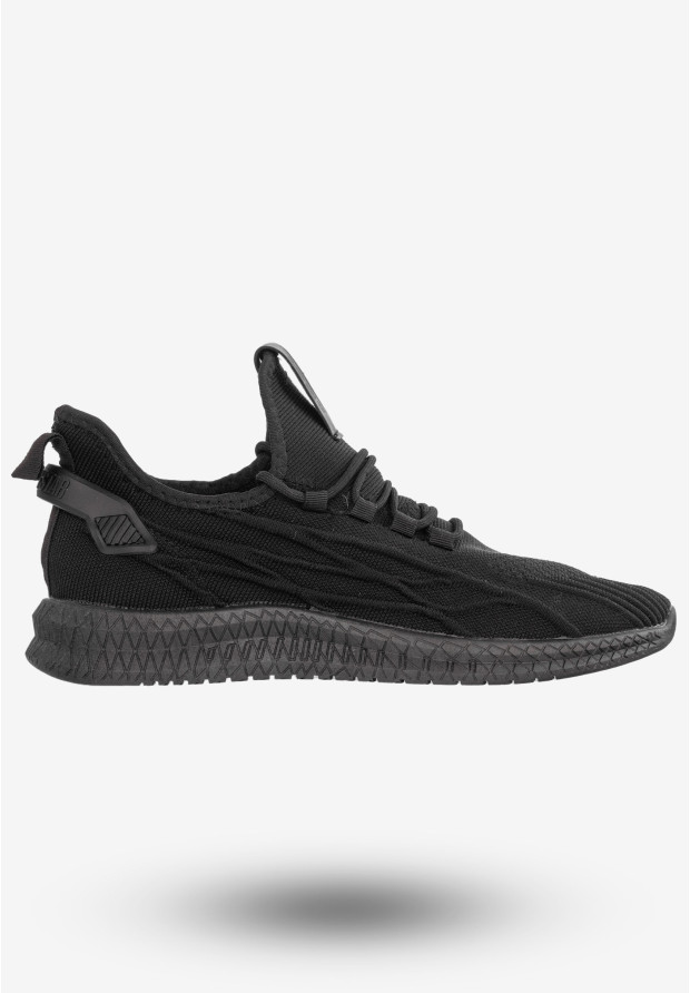 Sneakersy Męskie Buty Wsuwane Sportowe BIG STAR Czarne LL174336