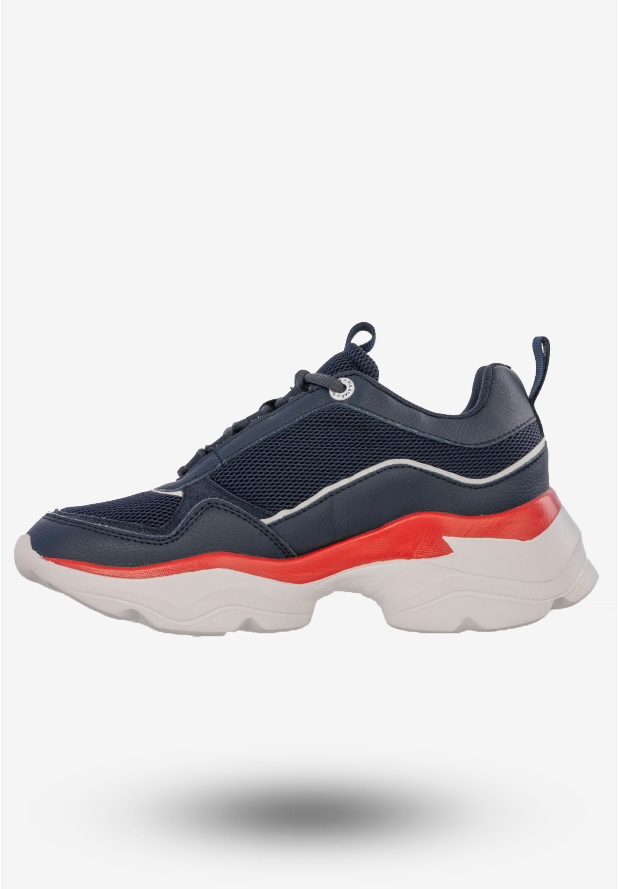 Sneakersy Damskie Buty Ekoskóra Sportowe BIG STAR Granatowe JJ274A117