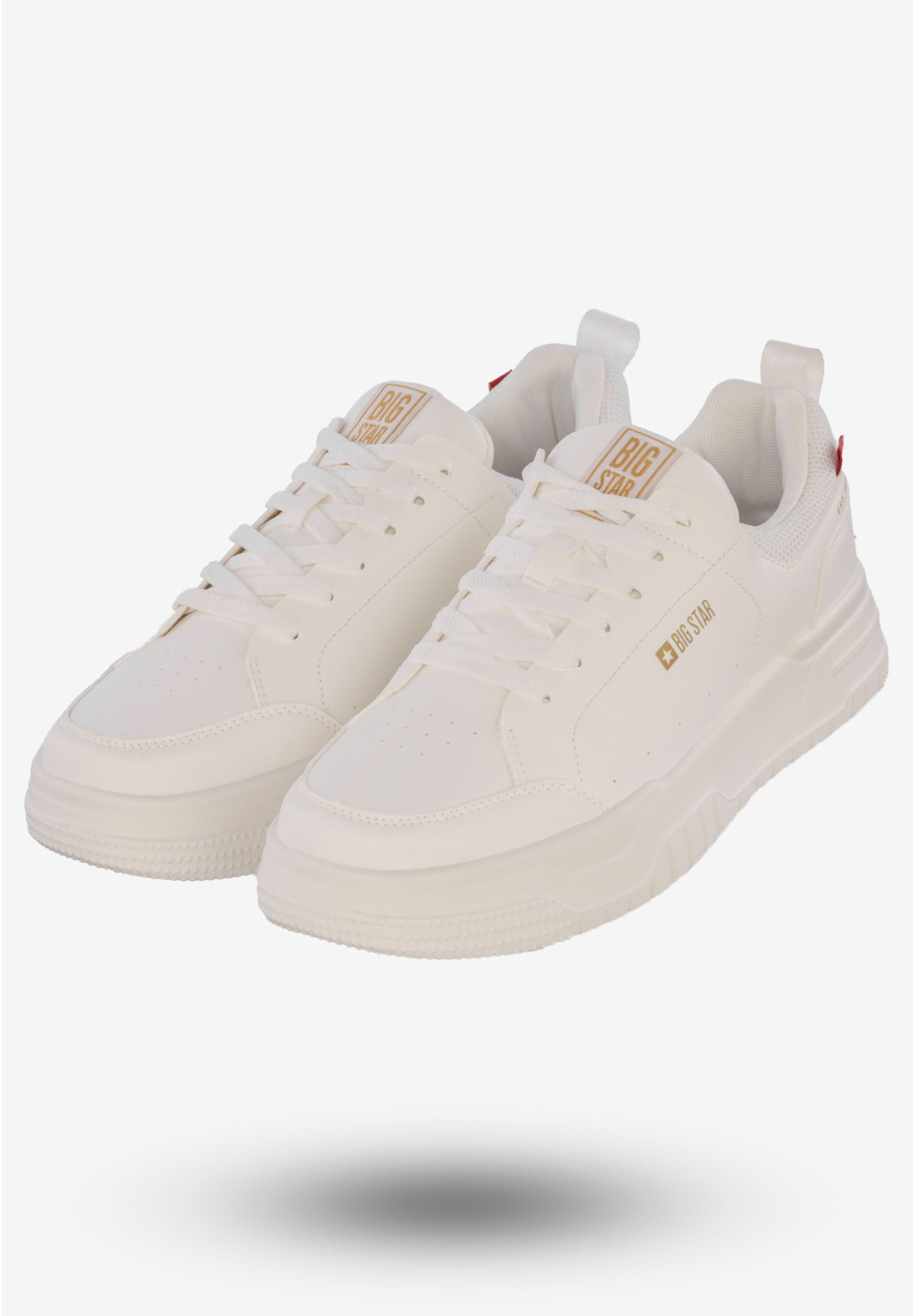 Sneakersy Męskie Buty Sportowe BIG STAR Białe NN174149