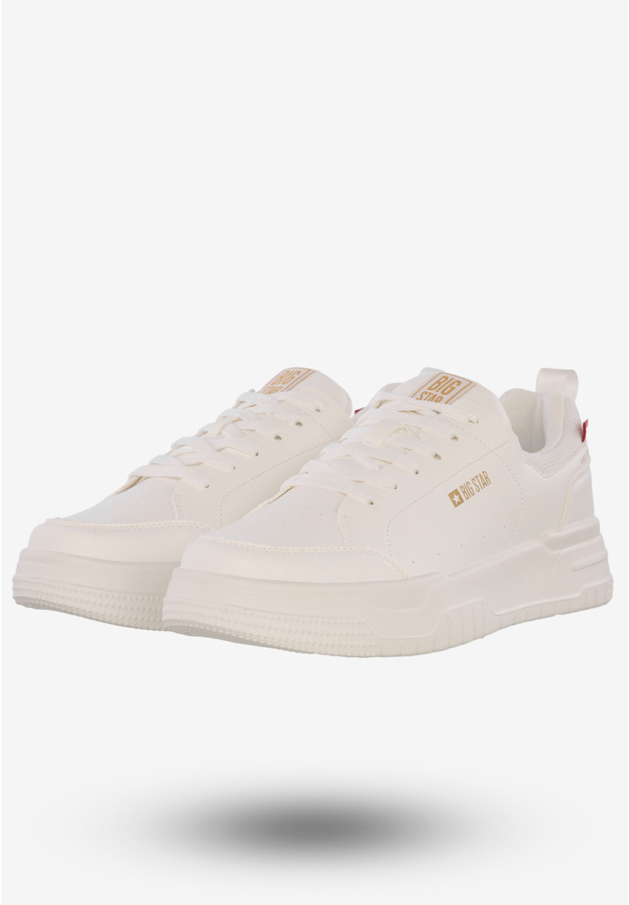 Sneakersy Męskie Buty Sportowe BIG STAR Białe NN174149