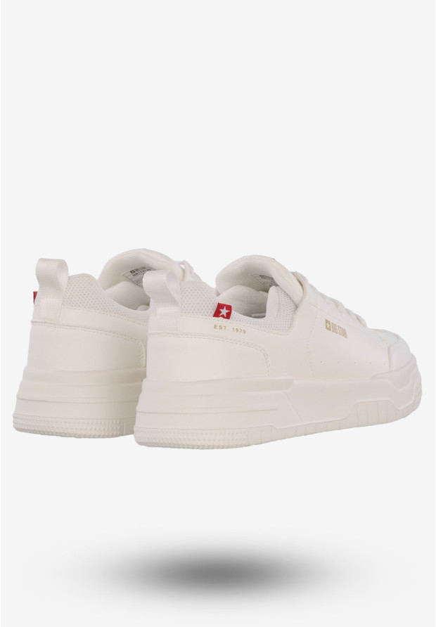 Sneakersy Męskie Buty Sportowe BIG STAR Białe NN174149