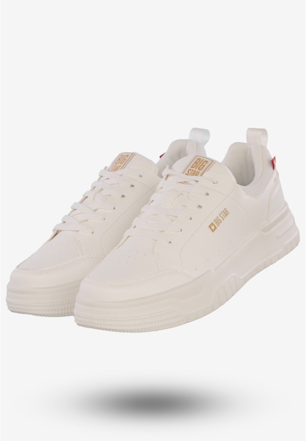 Sneakersy Męskie Buty Sportowe BIG STAR Białe NN174149