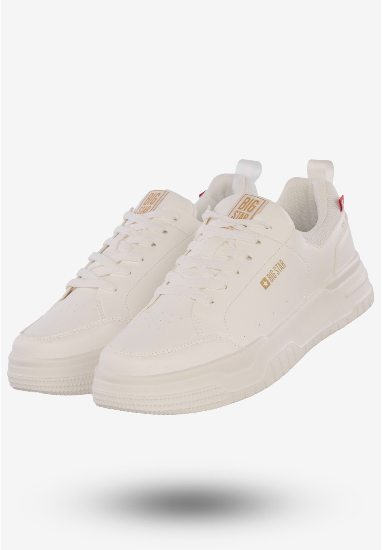 Sneakersy Męskie Buty Sportowe BIG STAR Białe NN174149