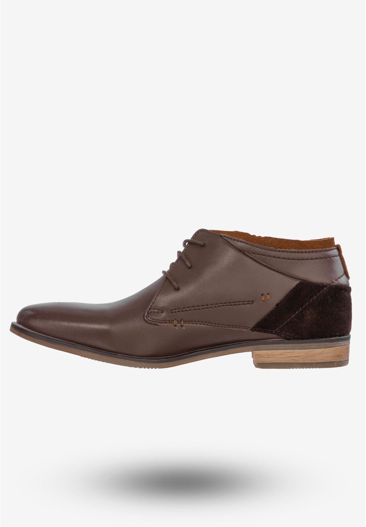 Półbuty Wizytowe Męskie Buty Eleganckie BIG STAR Brązowe T174047