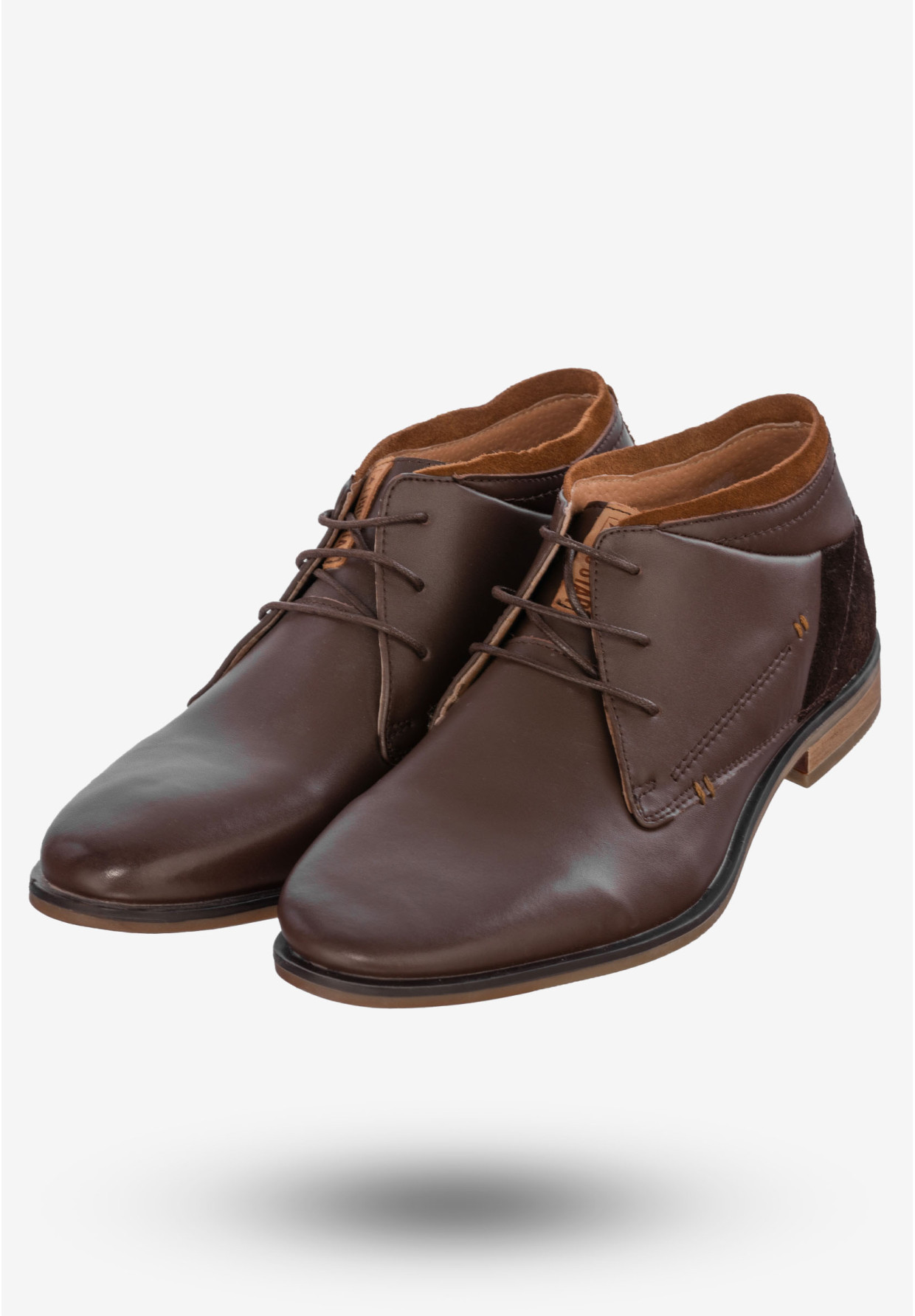 Półbuty Wizytowe Męskie Buty Eleganckie BIG STAR Brązowe T174047