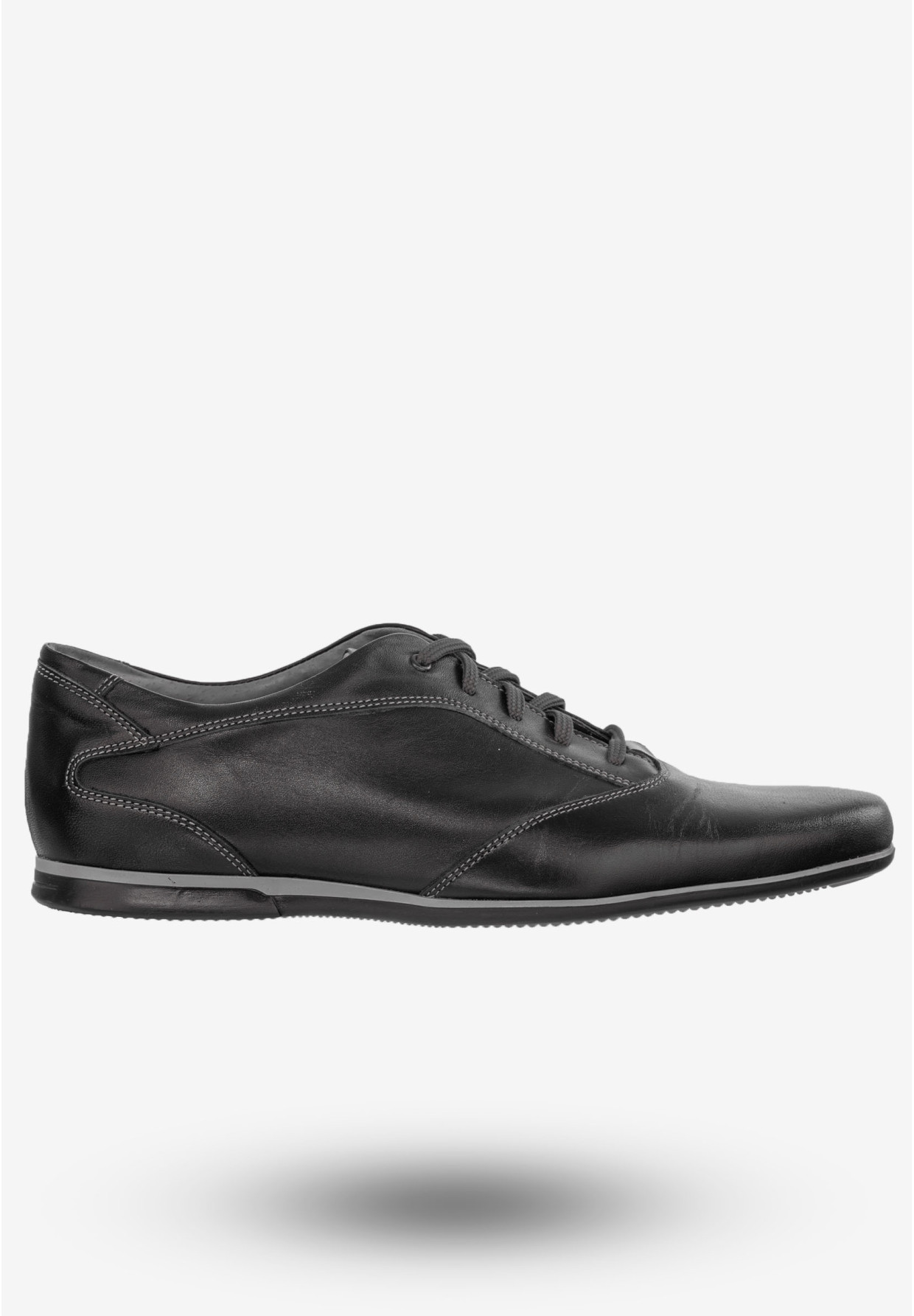 Półbuty Wizytowe Męskie Buty Eleganckie Śpiewla Czarne 1535