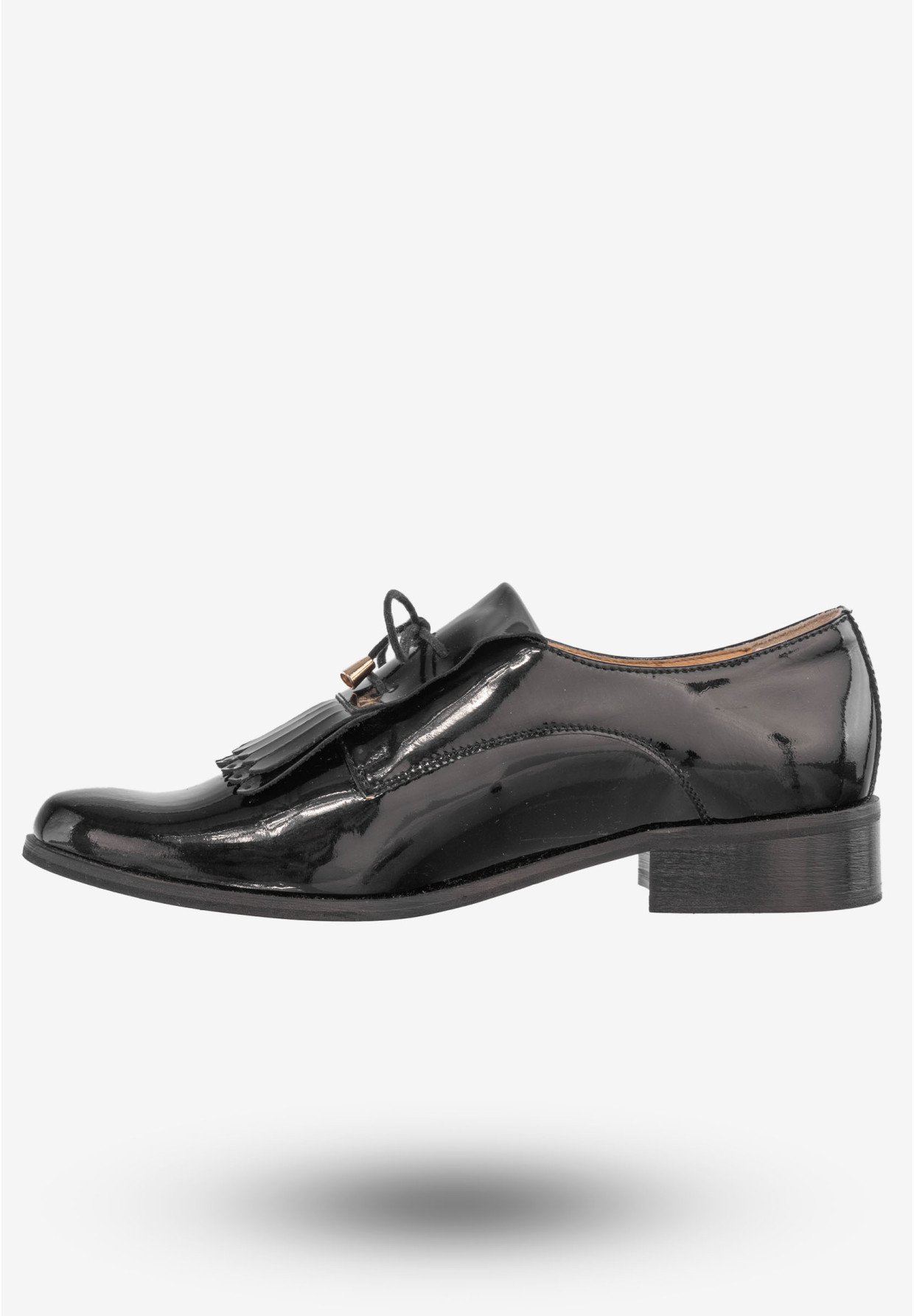 Półbuty Damskie Skórzane Buty Eleganckie eSKa Czarne 1306