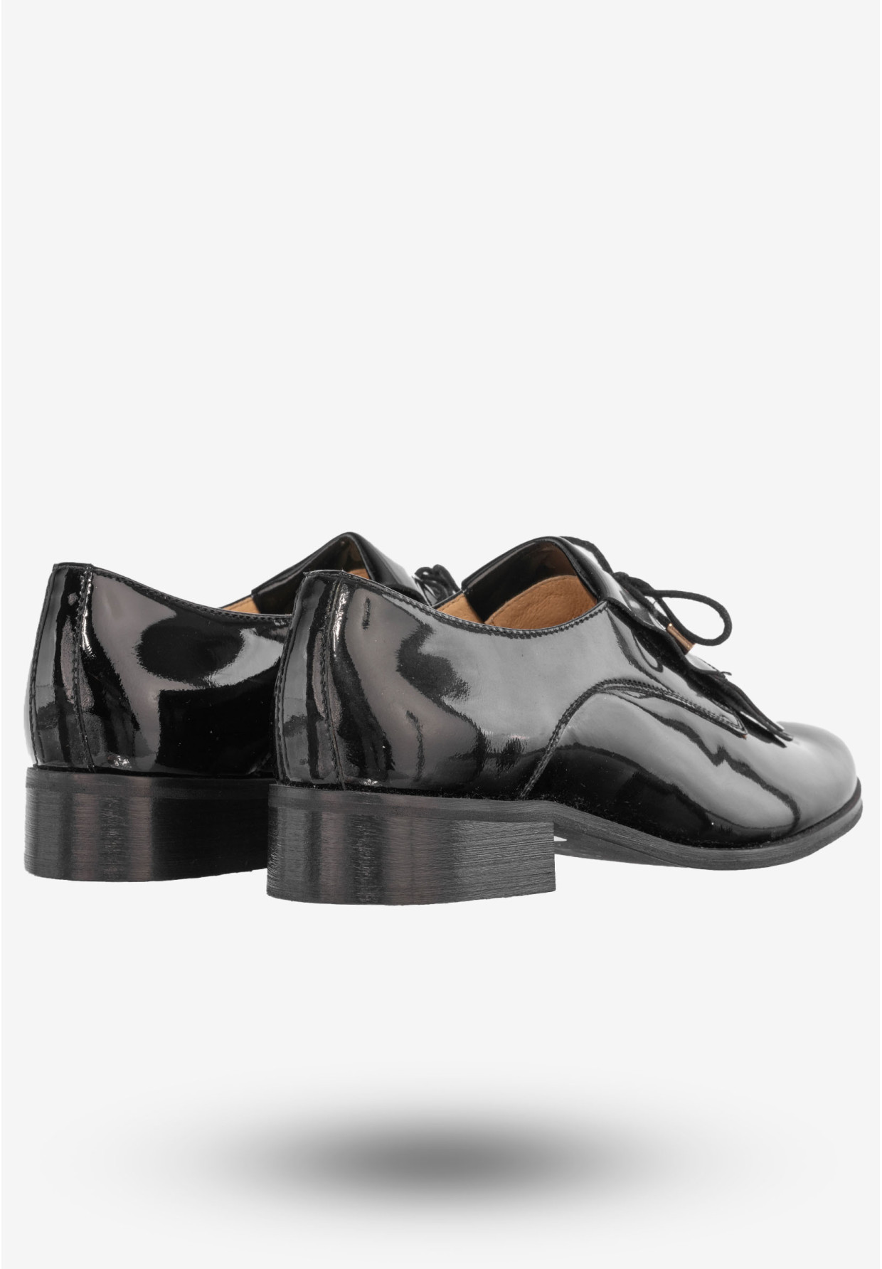 Półbuty Damskie Skórzane Buty Eleganckie eSKa Czarne 1306