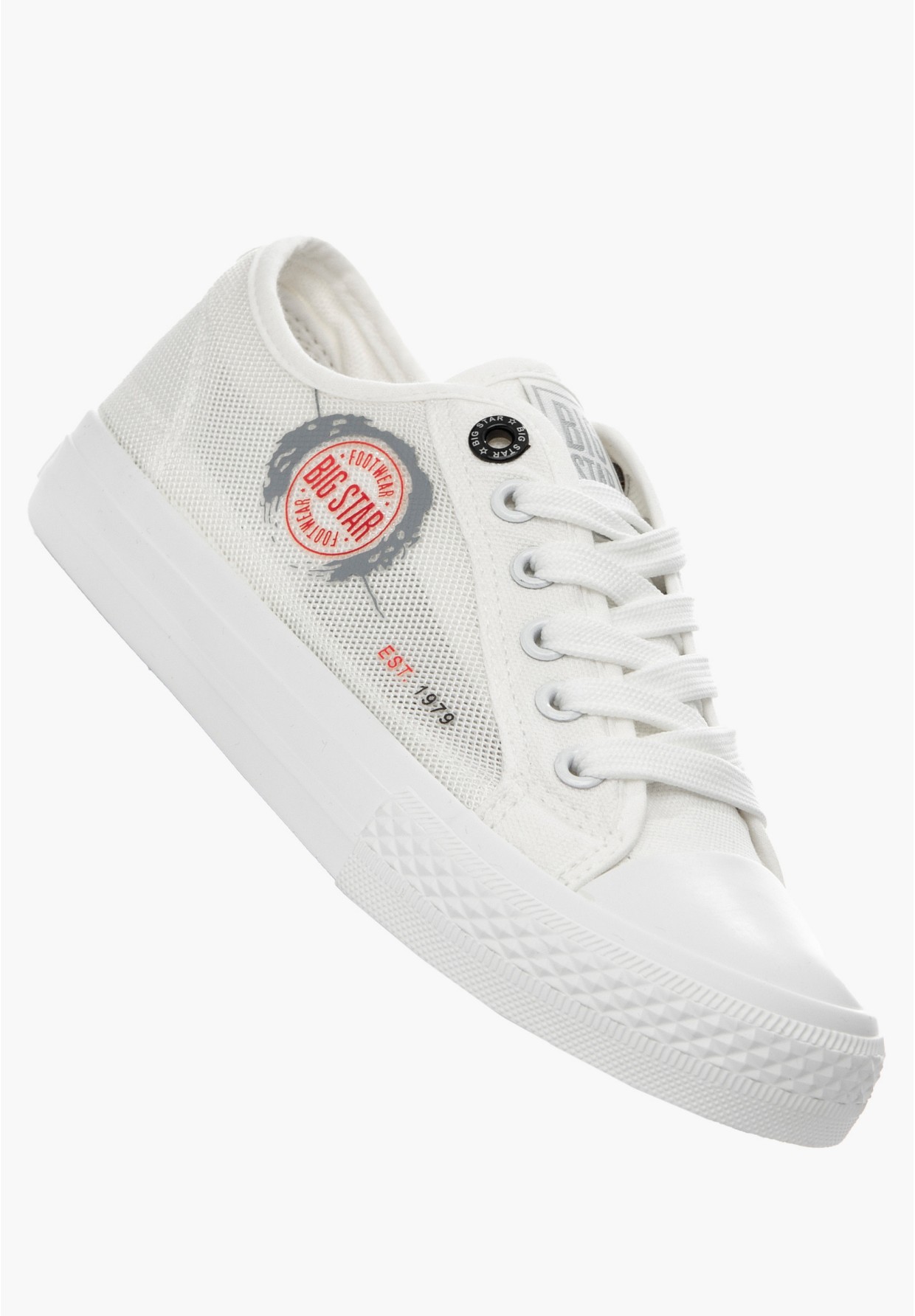 Trampki Damskie Big Star Białe JJ274A253