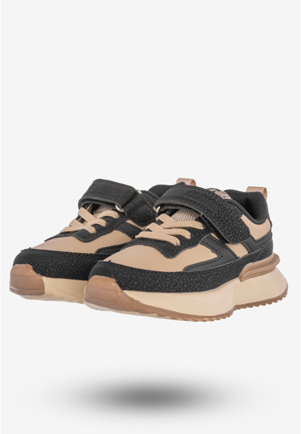 Sneakersy Dziecięce Buty Sportowe Wygodne Clibee Czarne EB295