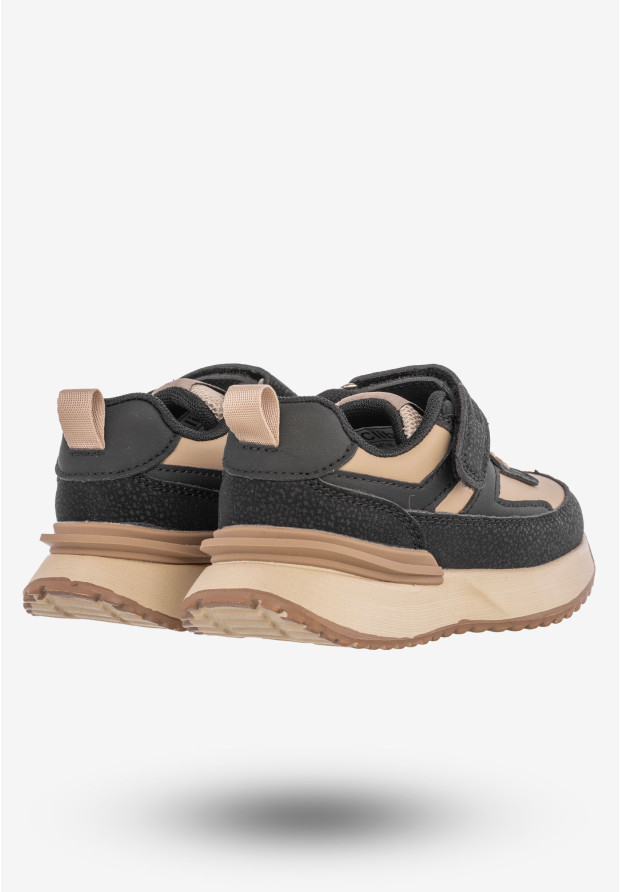 Sneakersy Dziecięce Buty Sportowe Wygodne Clibee Czarne EB295