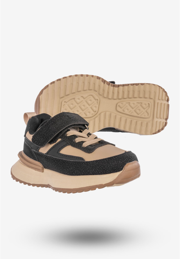 Sneakersy Dziecięce Buty Sportowe Wygodne Clibee Czarne EB295