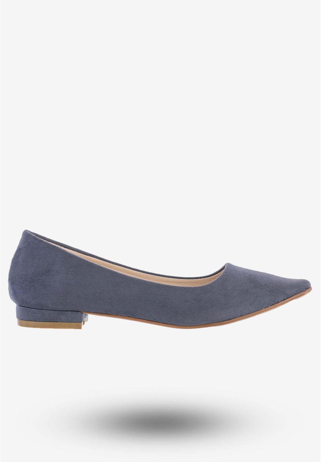 Baleriny Damskie Półbuty Eleganckie Buty Jezzi Niebieskie 20BL35-2140-NAVY