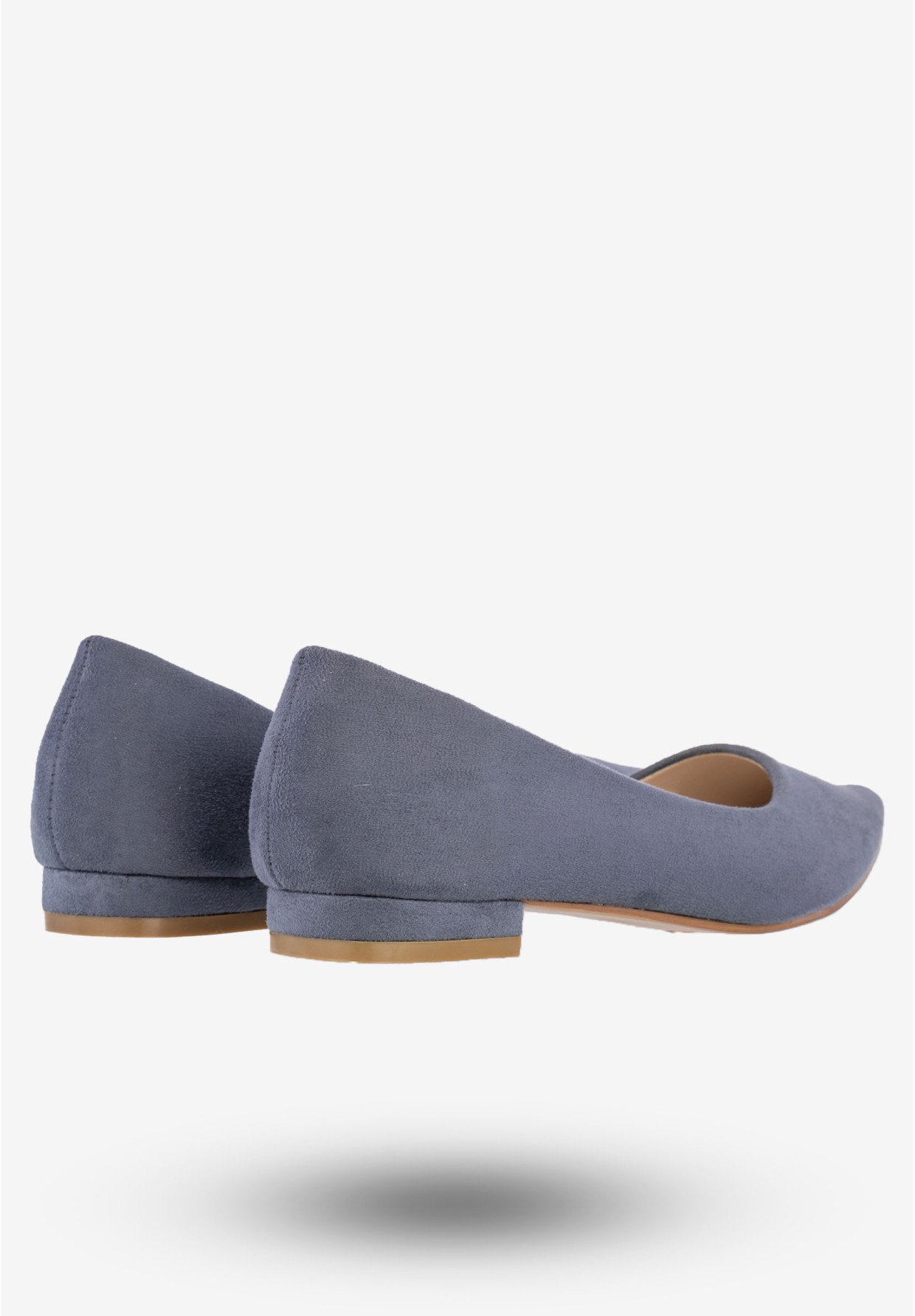 Baleriny Damskie Półbuty Eleganckie Buty Jezzi Niebieskie 20BL35-2140-NAVY