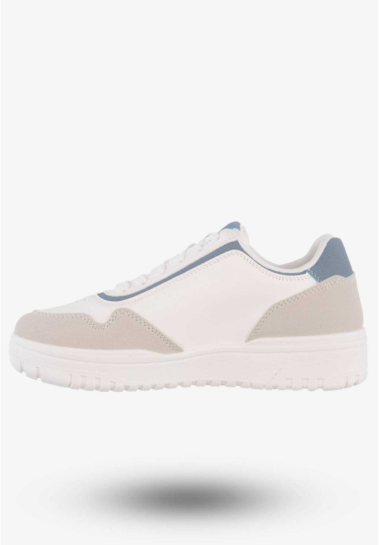 Sneakersy Damskie Ekoskóra Buty Sportowe McBraun Białe PL23233