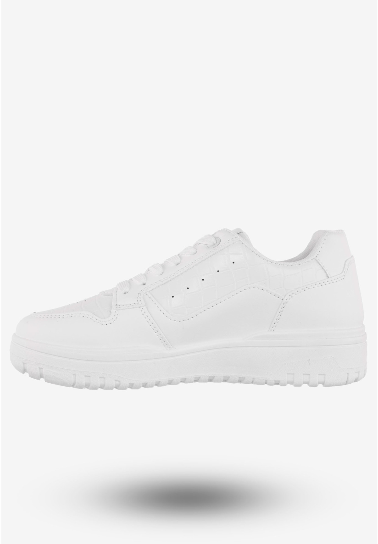 Sneakersy Damskie Ekoskóra Buty Sportowe McBraun Białe PL23263