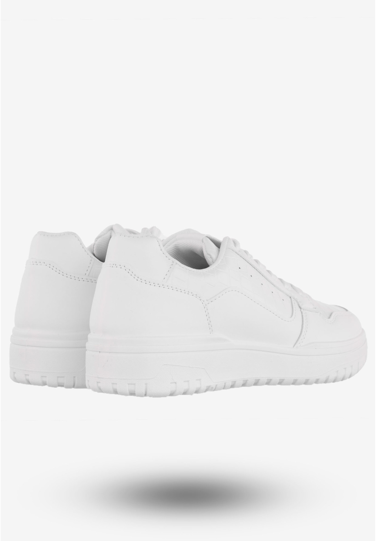 Sneakersy Damskie Ekoskóra Buty Sportowe McBraun Białe PL23263