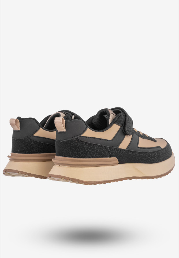 Sneakersy Dziecięce Buty Sportowe Wygodne Clibee Czarne EC300