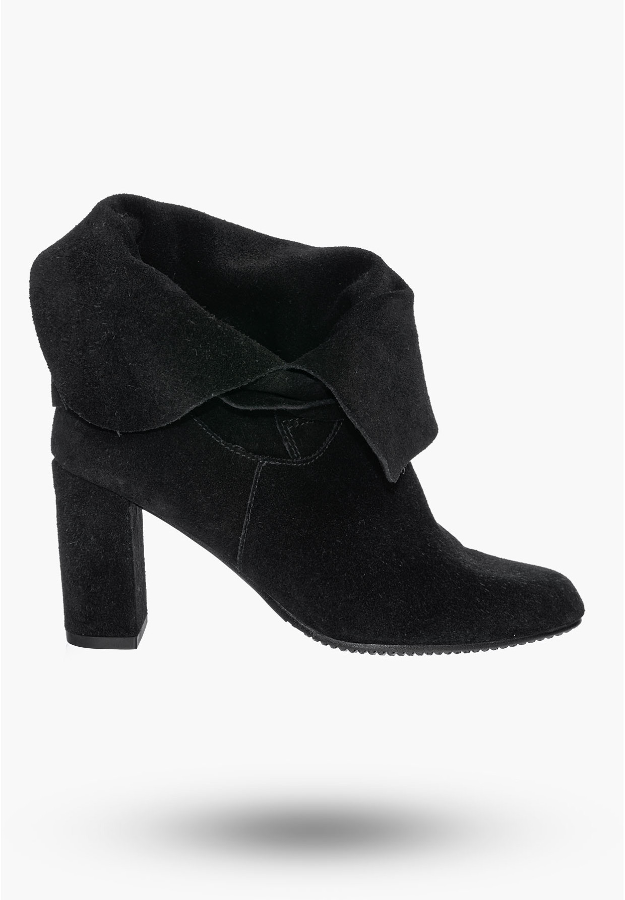 Buty Damskie Botki Czarne Na Słupku Skórzane Na Zimę Korda 1637