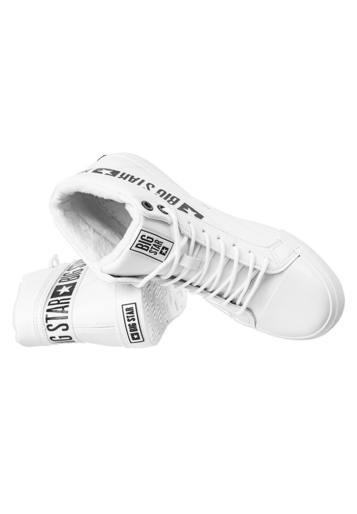 Sneakersy Damskie Big Star Białe EE274356