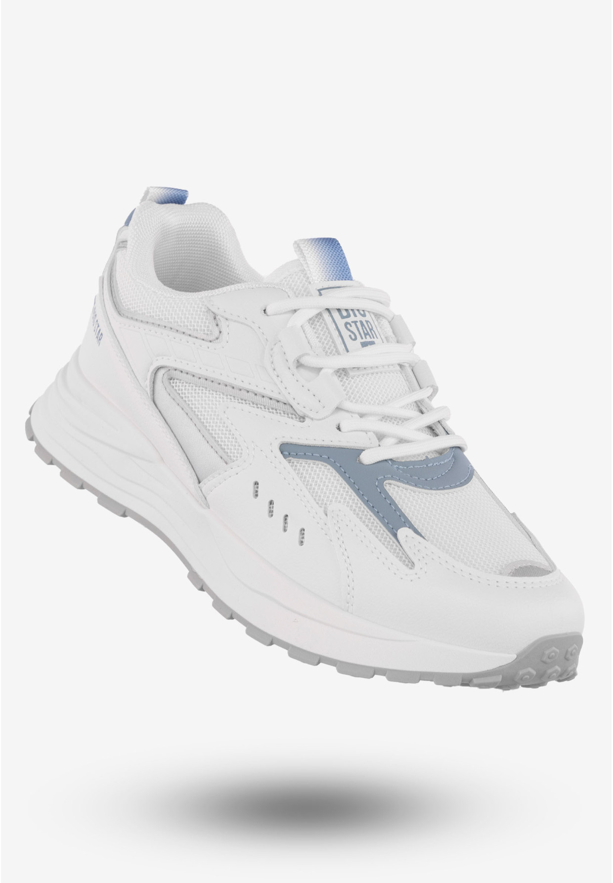Sneakersy Damskie Ekoskóra Buty Sportowe Big Star Białe NN274A094