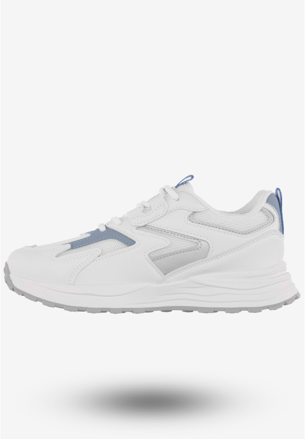 Sneakersy Damskie Ekoskóra Buty Sportowe Big Star Białe NN274A094