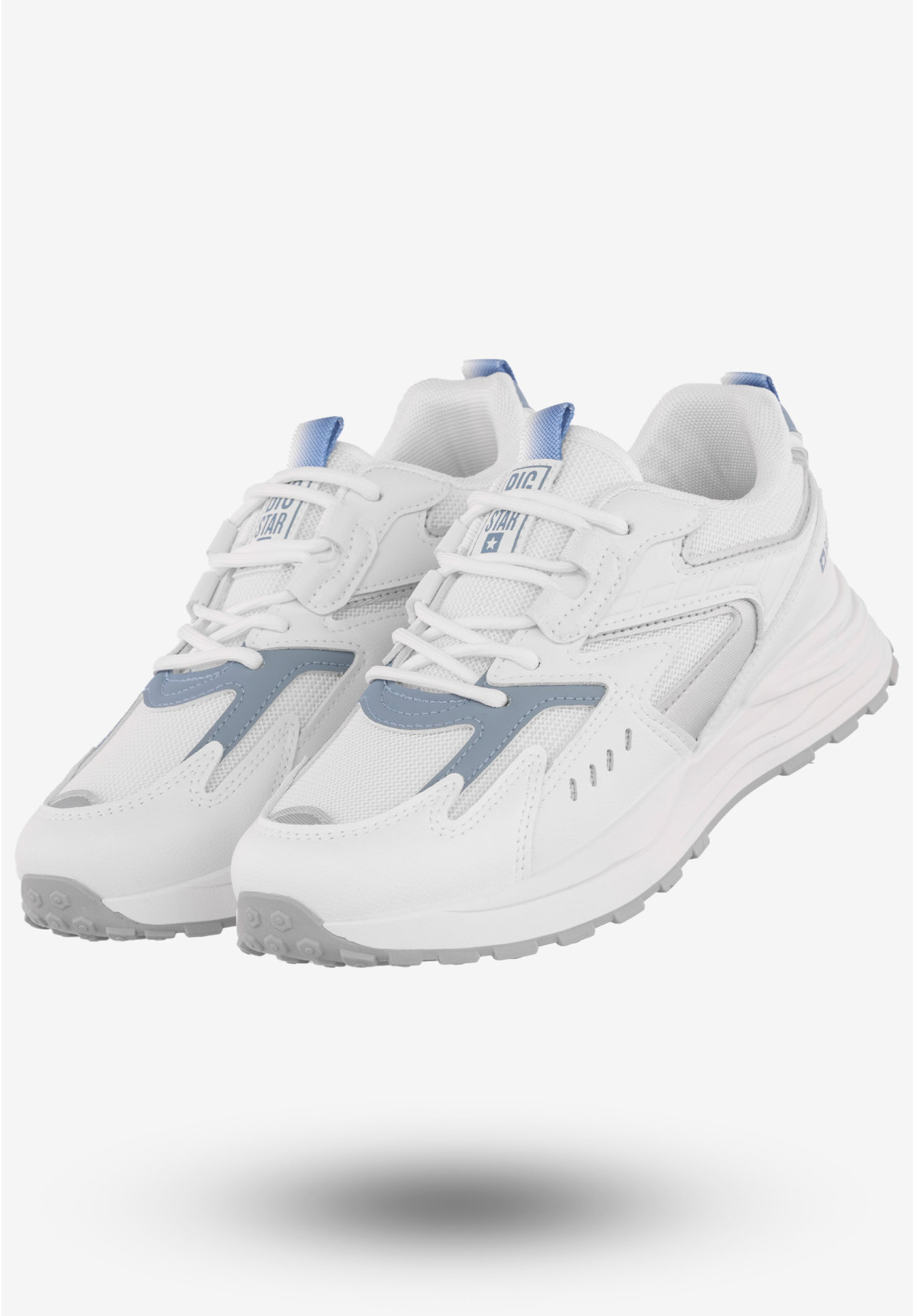 Sneakersy Damskie Ekoskóra Buty Sportowe Big Star Białe NN274A094