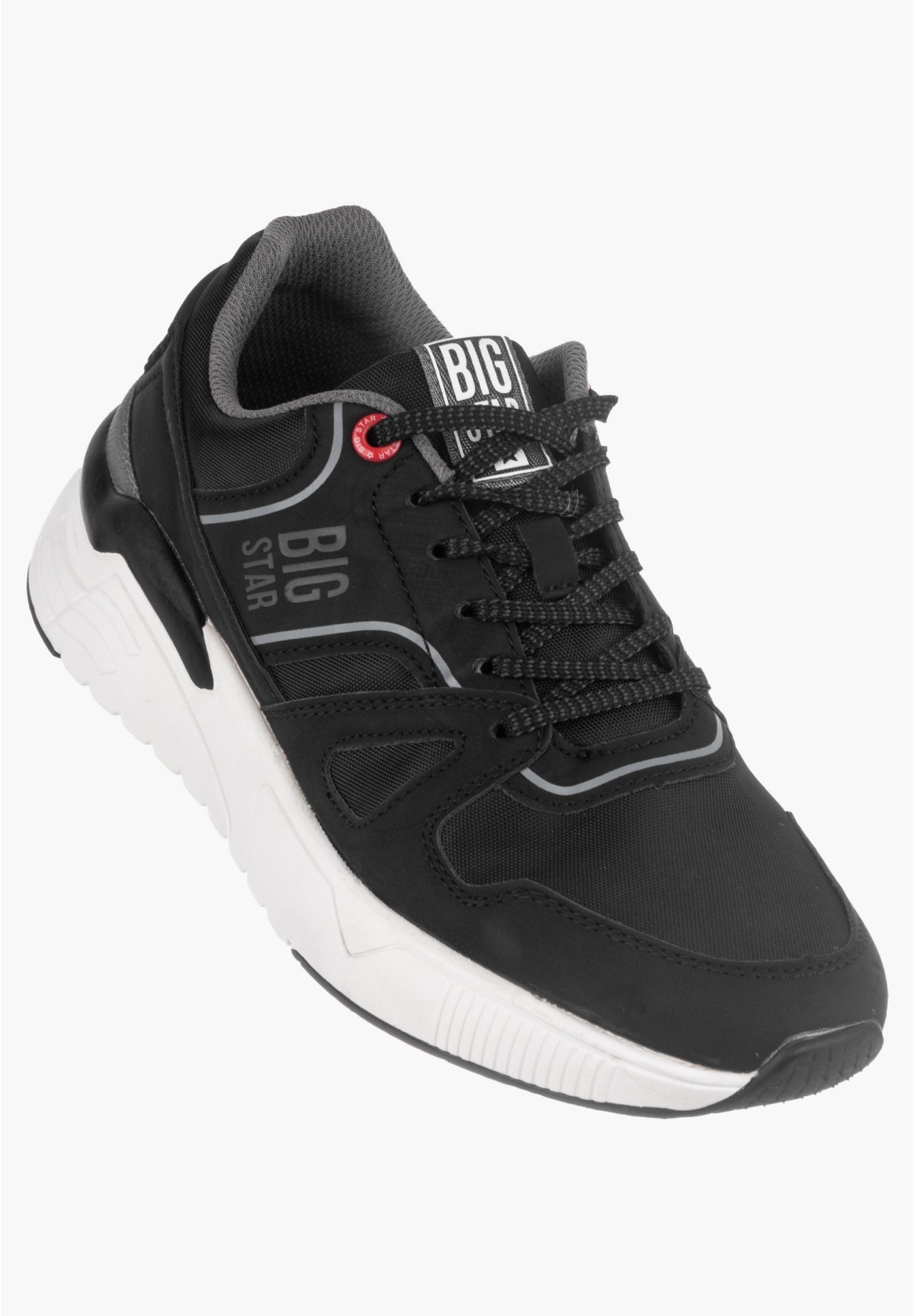 Buty Sportowe Męskie Big Star Czarne JJ174278