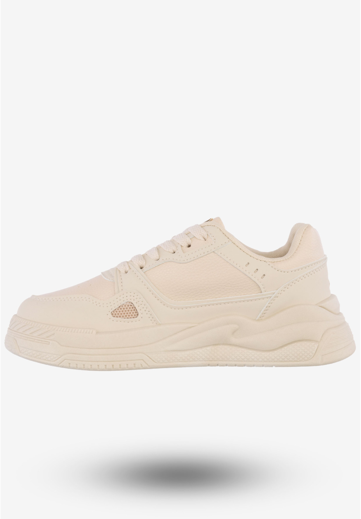 Sneakersy Damskie Ekoskóra Buty Sportowe Big Star Beżowe NN274668