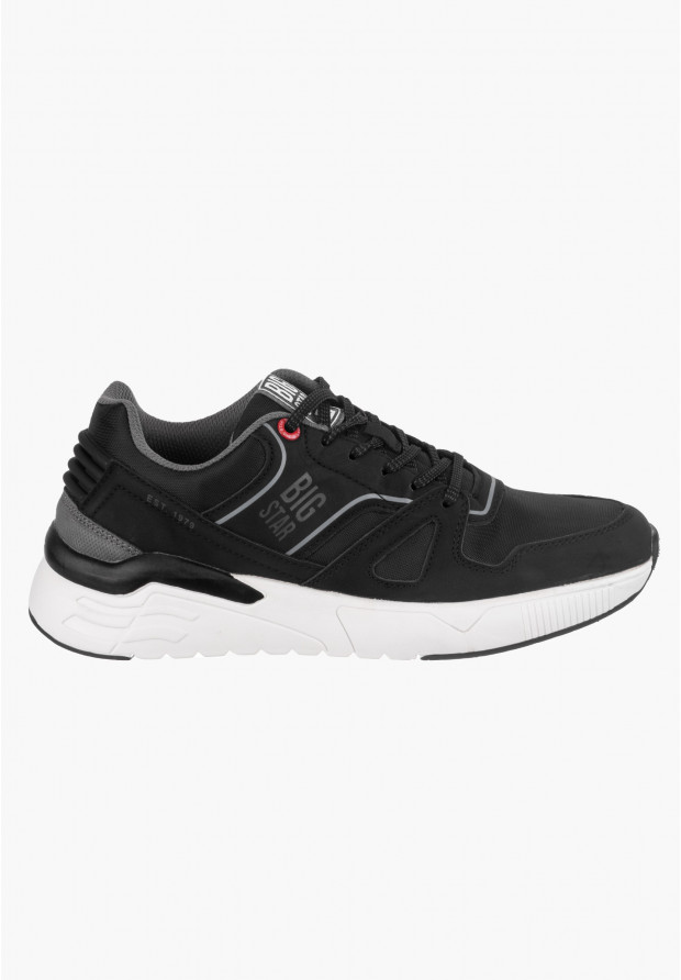 Buty Sportowe Męskie Big Star Czarne JJ174278