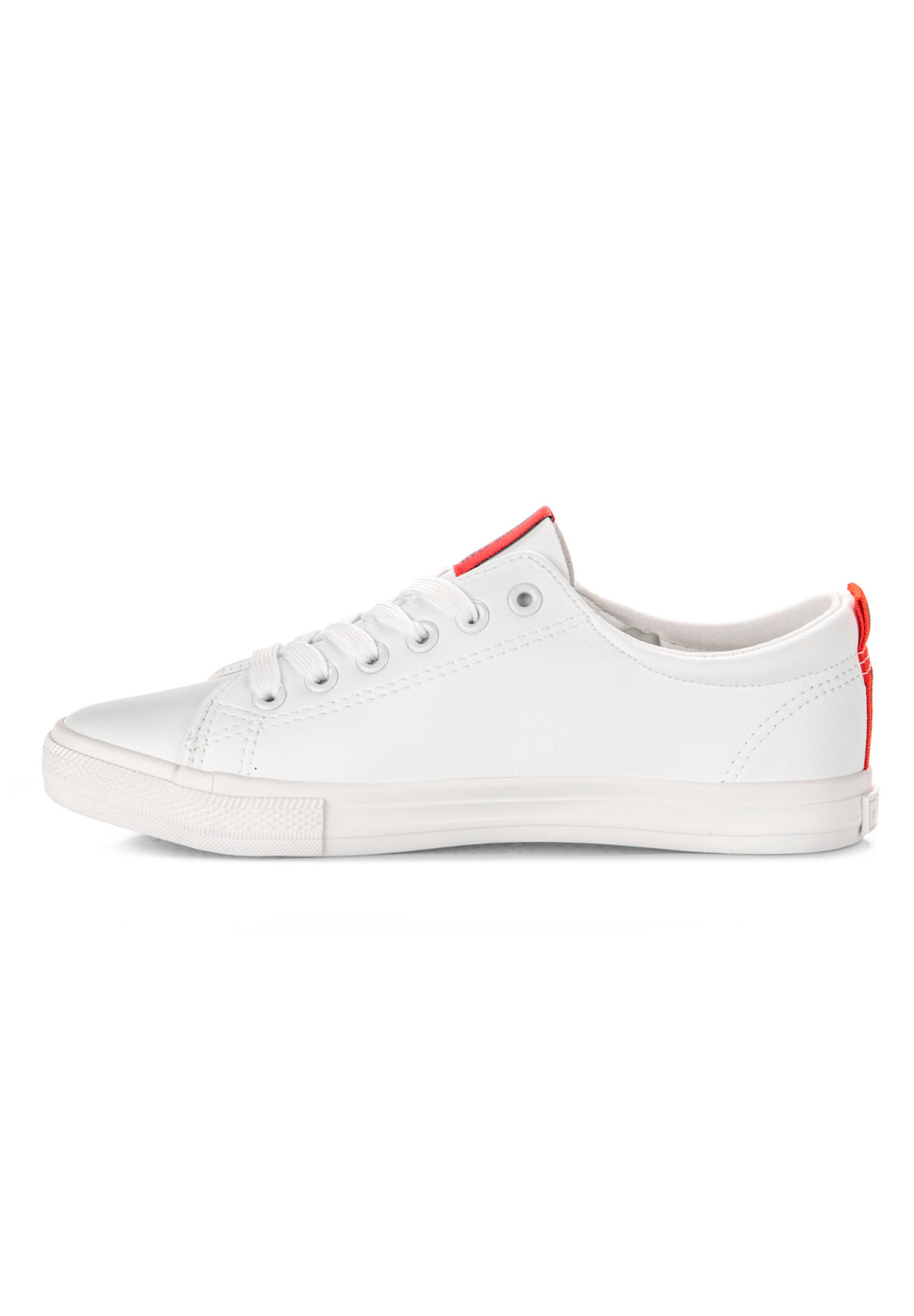 Trampki Damskie BIG STAR SHOES Białe Eko Skóra DD274685