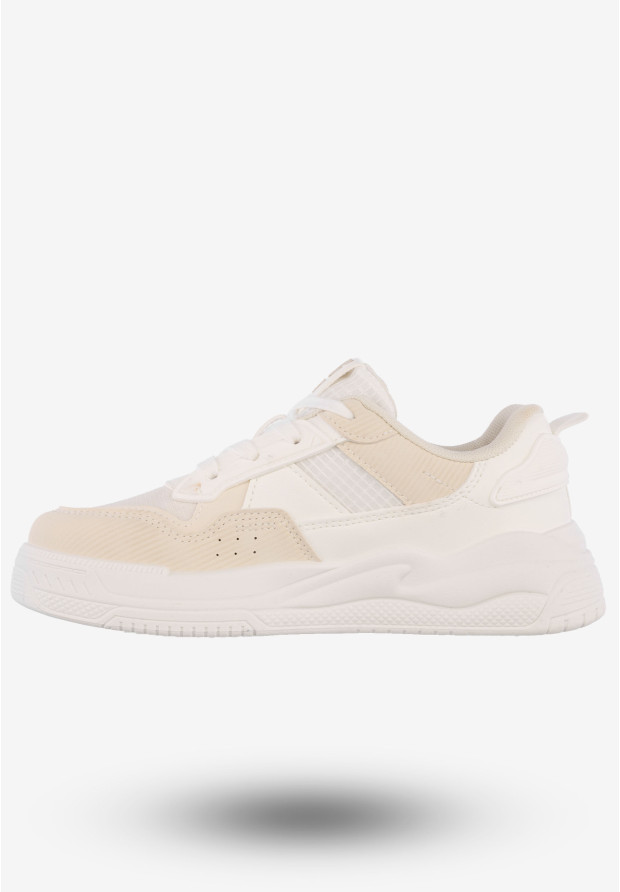 Sneakersy Damskie Buty Sportowe Big Star Beżowe OO274A155