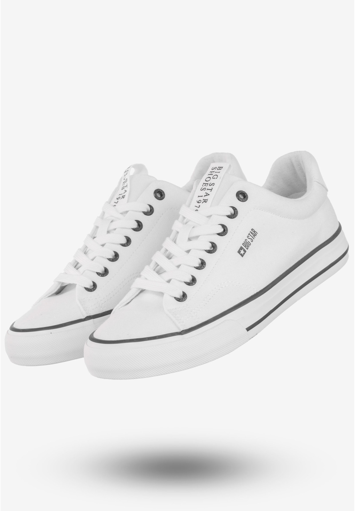 Trampki Męskie Buty Sportowe Tenisówki BIG STAR Białe NN174017