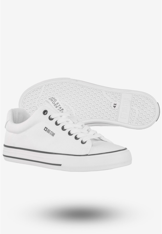 Trampki Męskie Buty Sportowe Tenisówki BIG STAR Białe NN174017