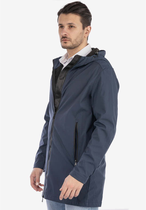 Kurtka Męska Przejściowa Softshell Granatowa Frilivin DL079-3