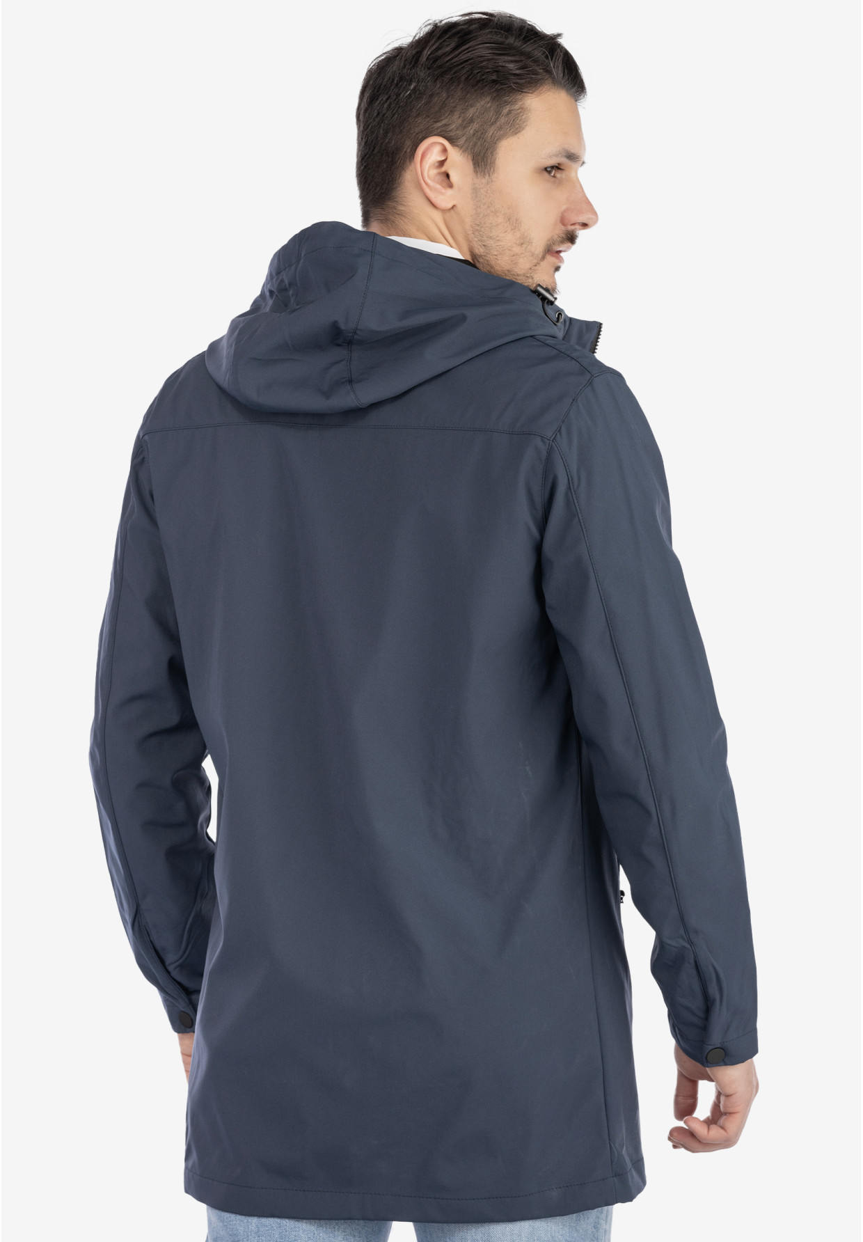 Kurtka Męska Przejściowa Softshell Granatowa Frilivin DL079-3