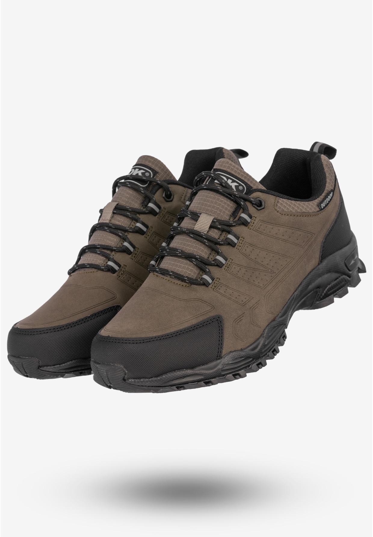 Trekkingi Męskie Buty Sportowe Outdoor DK Khaki Nebul