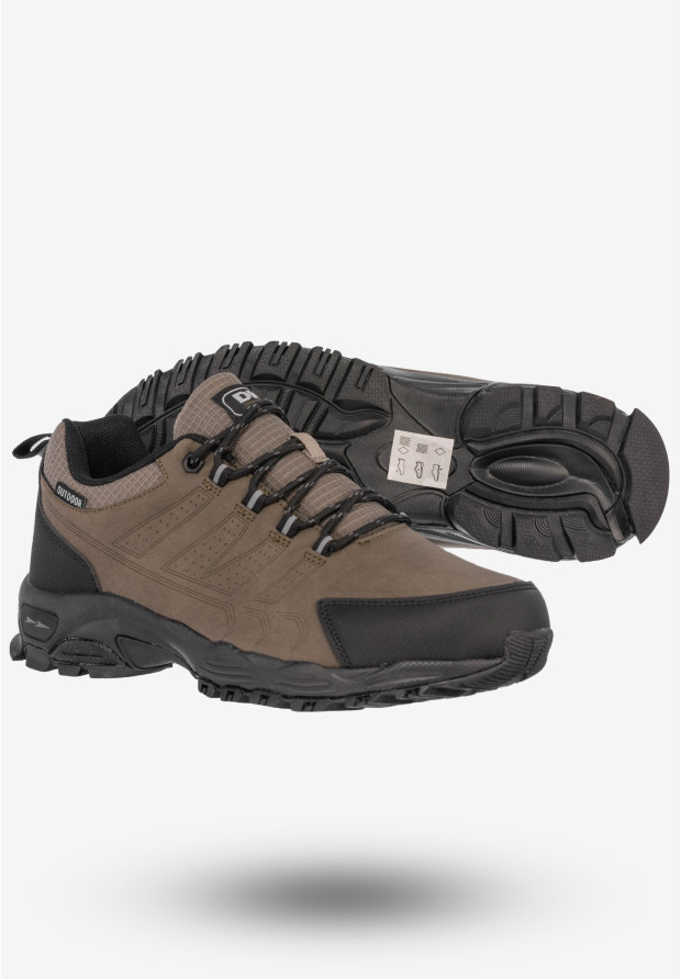 Trekkingi Męskie Buty Sportowe Outdoor DK Khaki Nebul