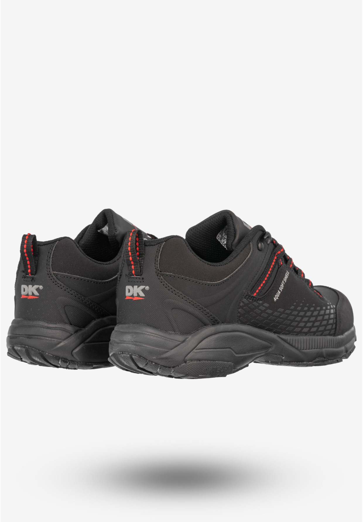 Trekkingi Męskie Buty Sportowe Aqua Soft Shell DK Czarne Prince