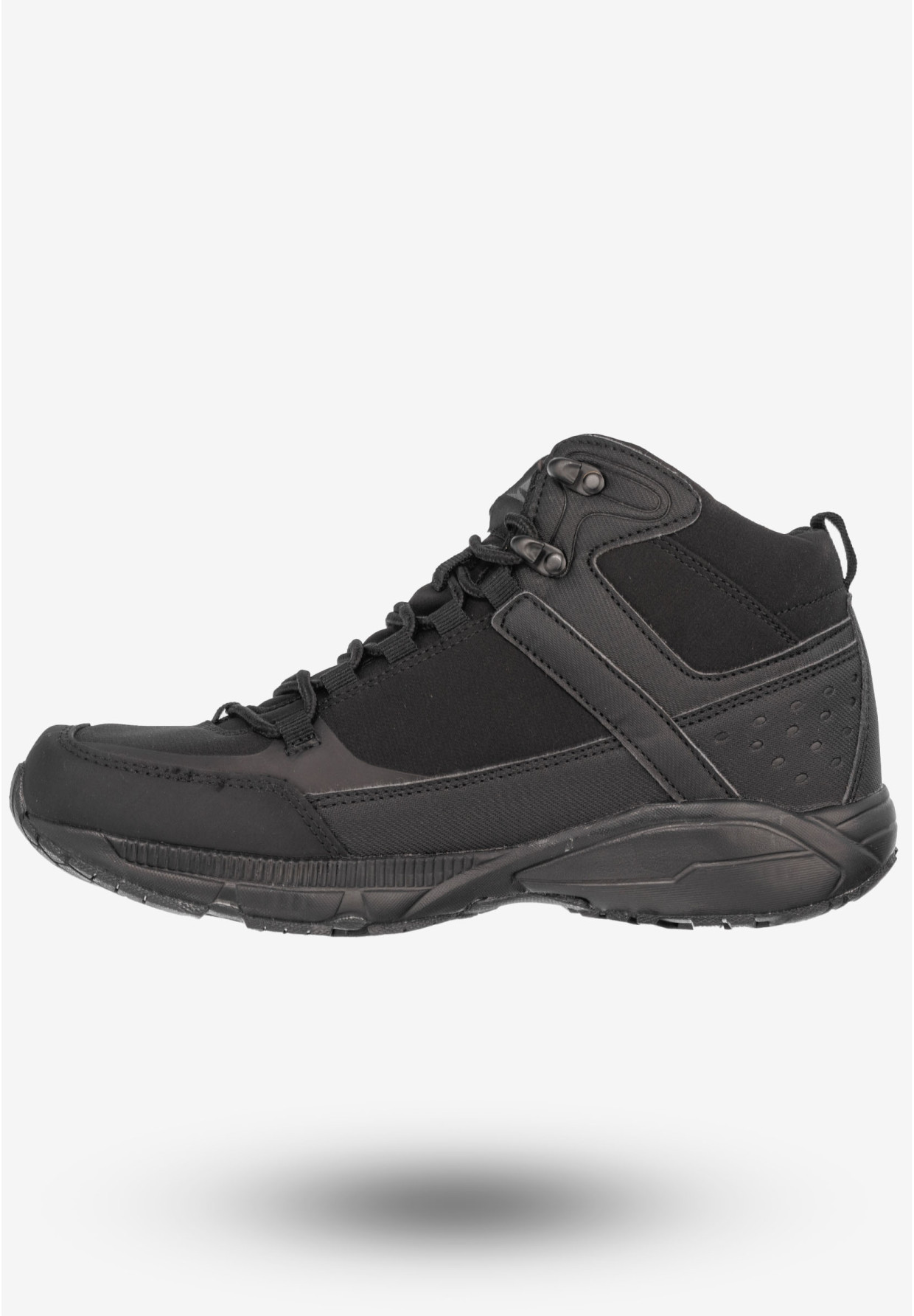 Trekkingi Męskie Buty Sportowe Wysokie Outdoor DK Czarne Predator High
