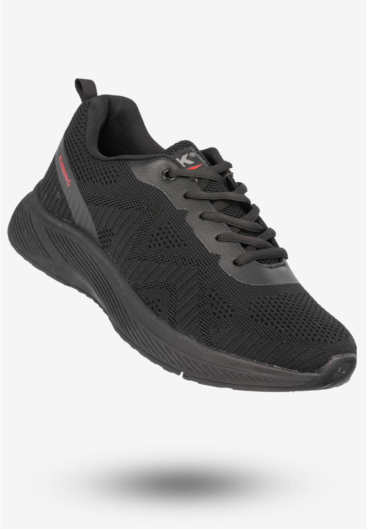 Sneakersy Męskie Buty Sportowe Do Biegania DK Czarne Brain-2