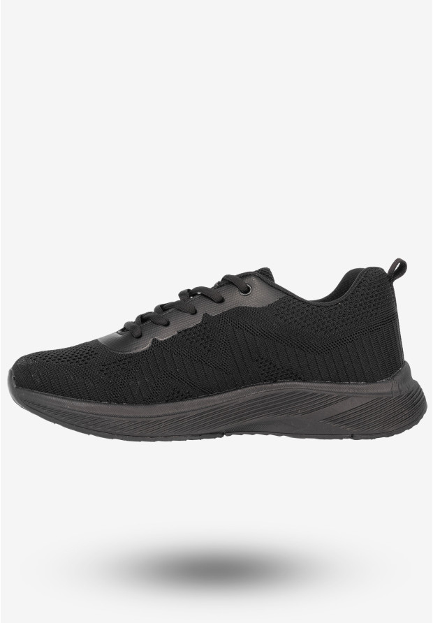Sneakersy Męskie Buty Sportowe Do Biegania DK Czarne Brain-2