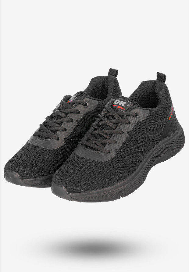 Sneakersy Męskie Buty Sportowe Do Biegania DK Czarne Brain-2