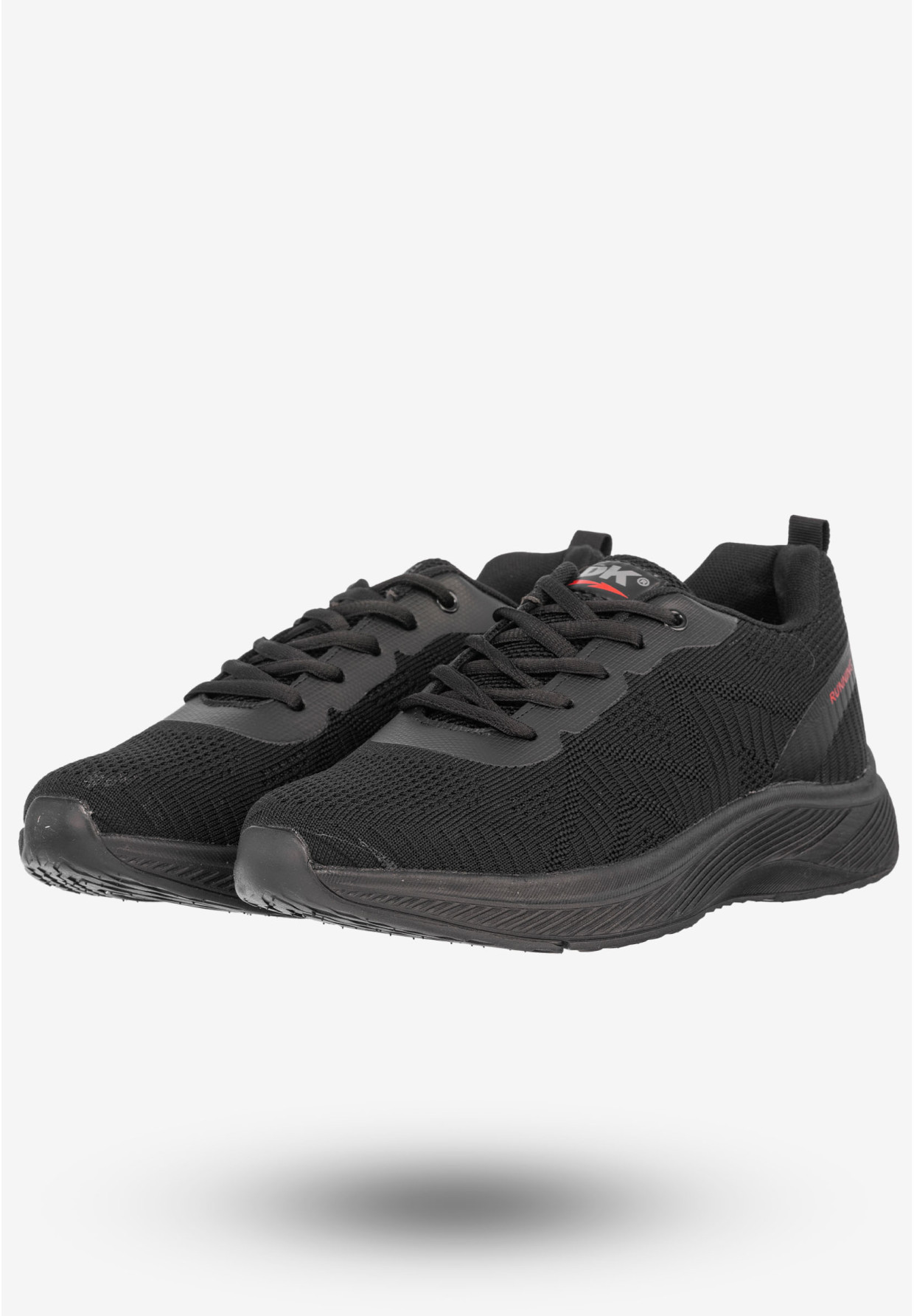 Sneakersy Męskie Buty Sportowe Do Biegania DK Czarne Brain-2
