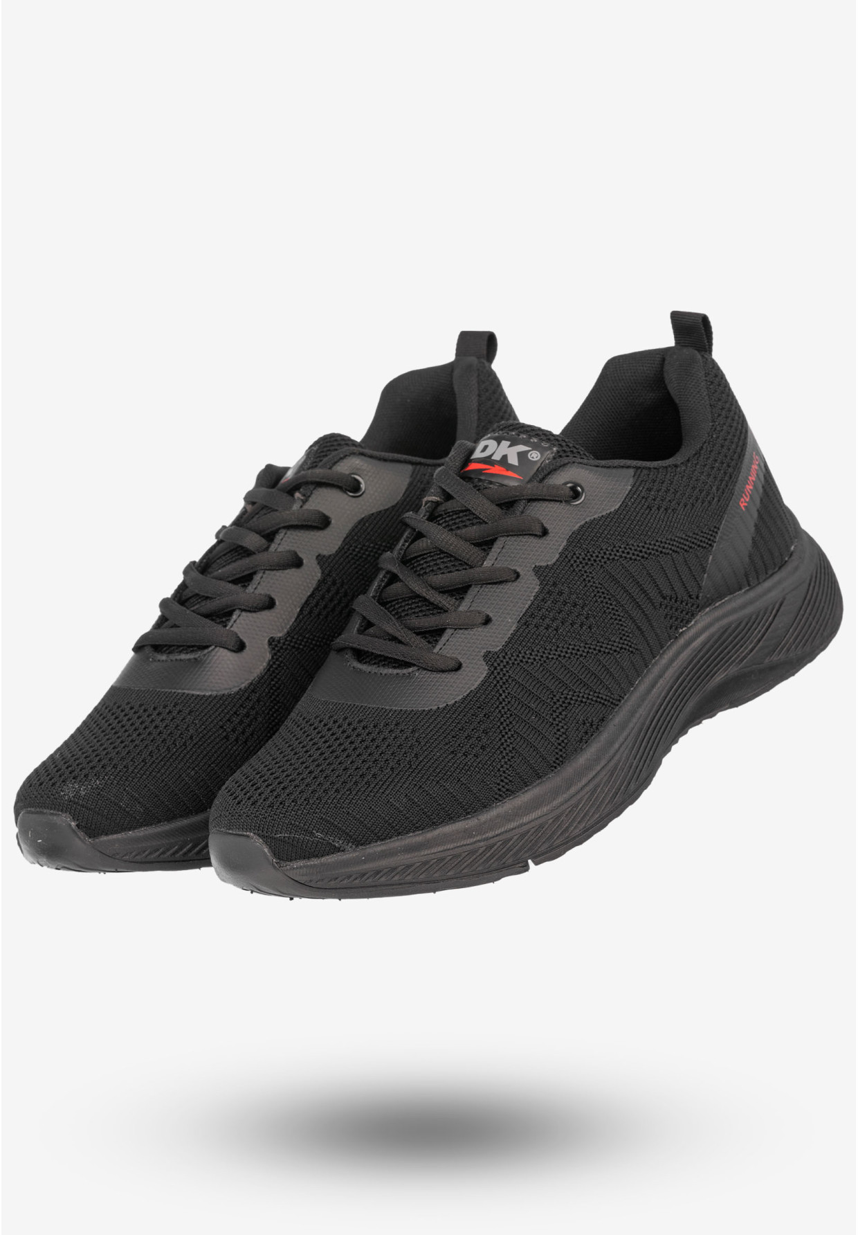 Sneakersy Męskie Buty Sportowe Do Biegania DK Czarne Brain-2