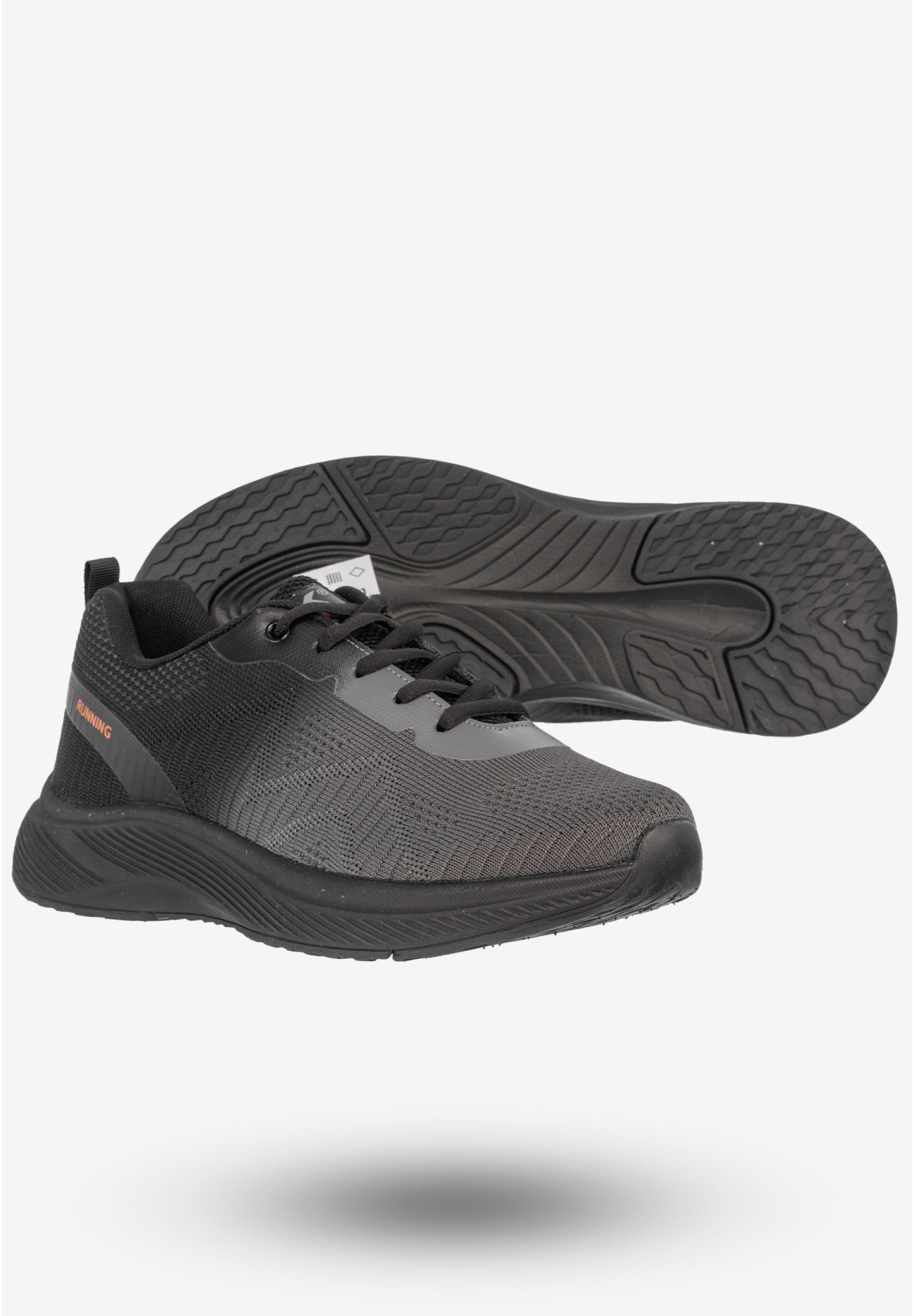 Sneakersy Męskie Buty Sportowe Do Biegania DK Szare Brain-2