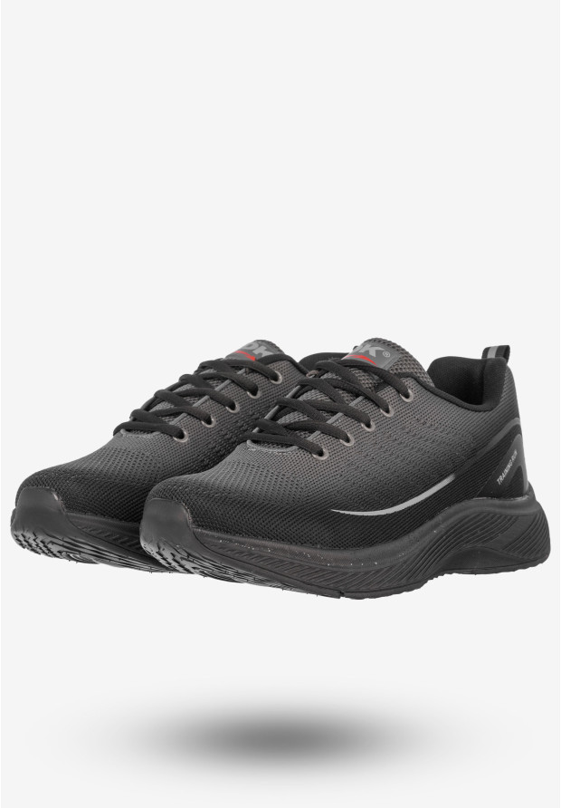 Sneakersy Męskie Buty Sportowe Do Biegania DK Szare Dozer-2