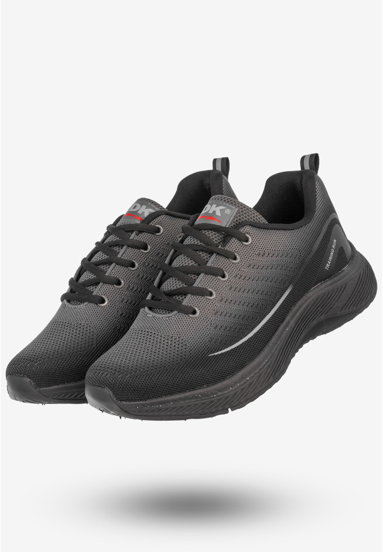 Sneakersy Męskie Buty Sportowe Do Biegania DK Szare Dozer-2