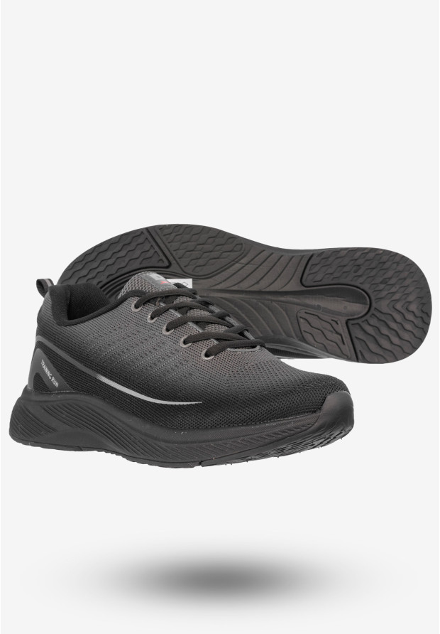 Sneakersy Męskie Buty Sportowe Do Biegania DK Szare Dozer-2